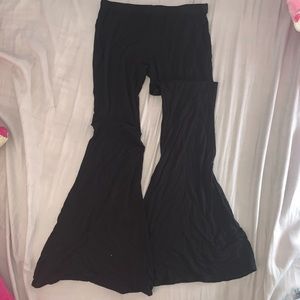 Fashion nova bell bottom “leggings”